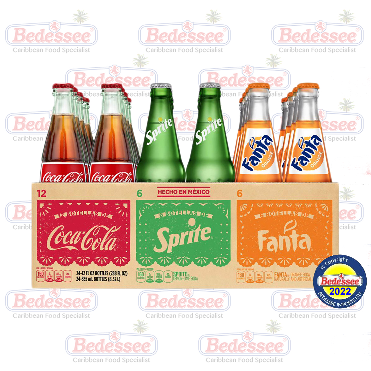 COKE SPRITE FANTA MEXICO PAK