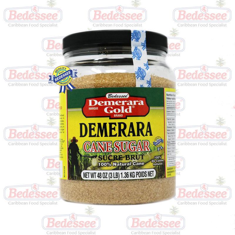 SUGAR DEMERARA JAR 3 LB